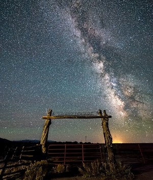 Milky Way over Baca NWR