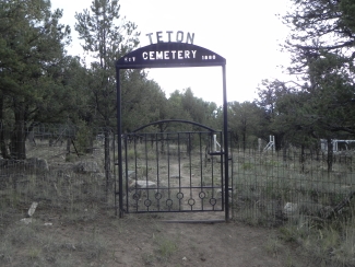 Teton Cemetery Gate